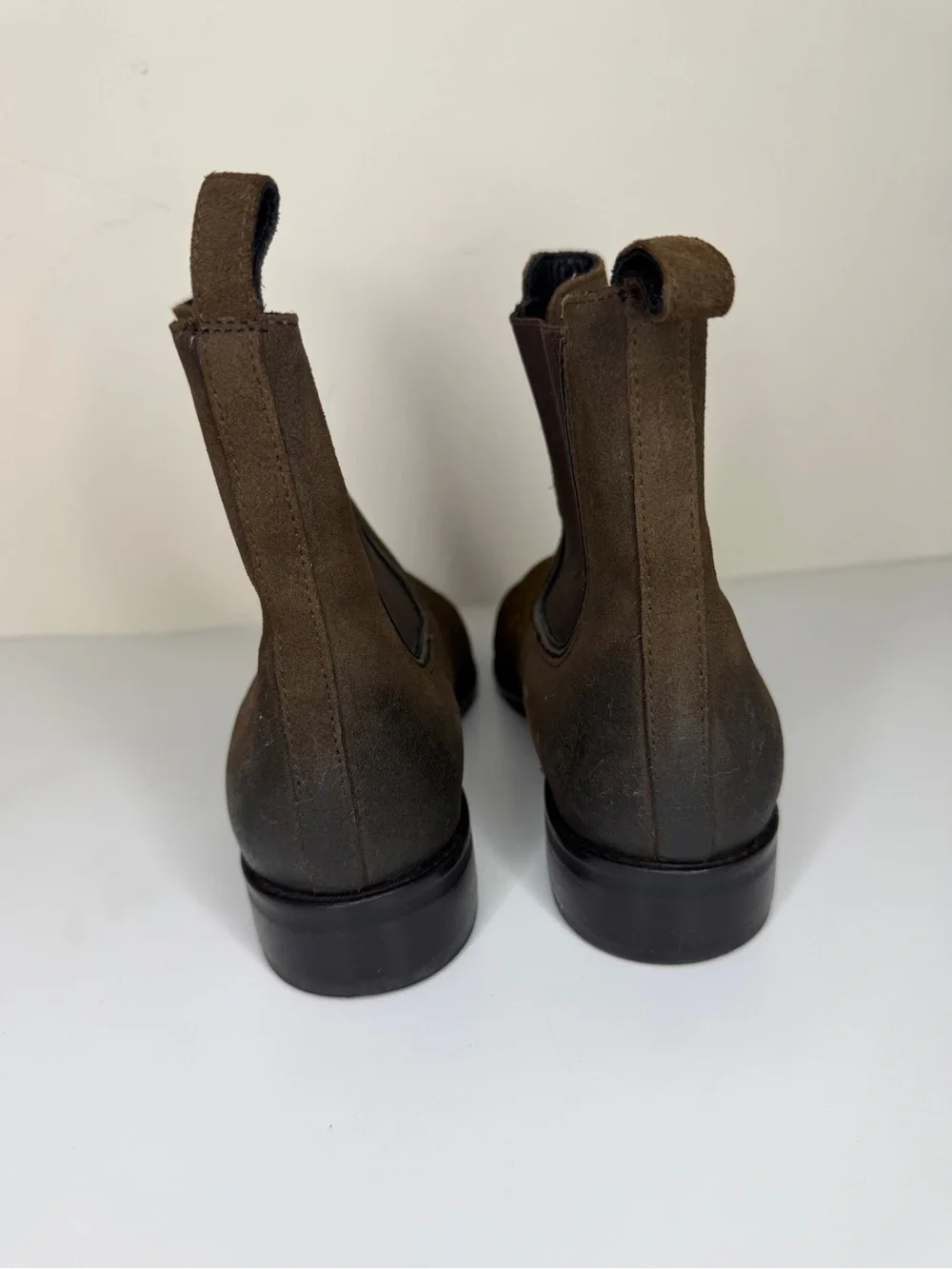 Thursday Boot Co Everyday Chelsea Brown Leather Ankle Boots Booties Women Size 9